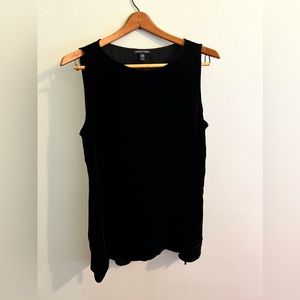 20 percent silk black tank top
